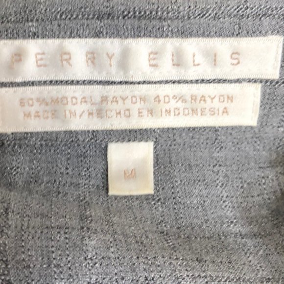 DONATED!!NWOT Perry Ellis grey modal blend casual - Picture 5 of 8